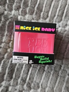 NEW! Nee Doh Nice Ice Baby Pink Color